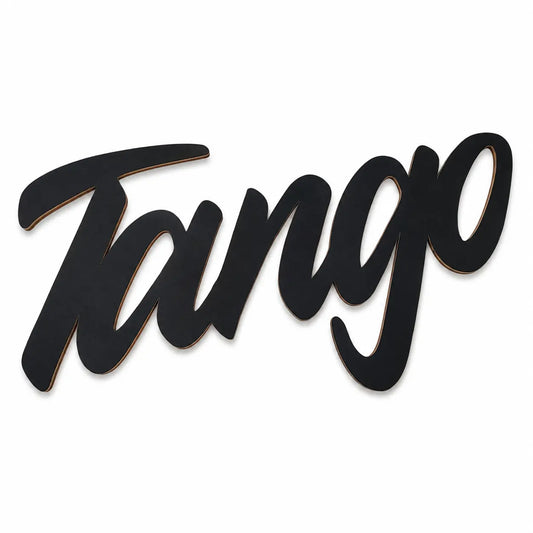 plaque tango en bois