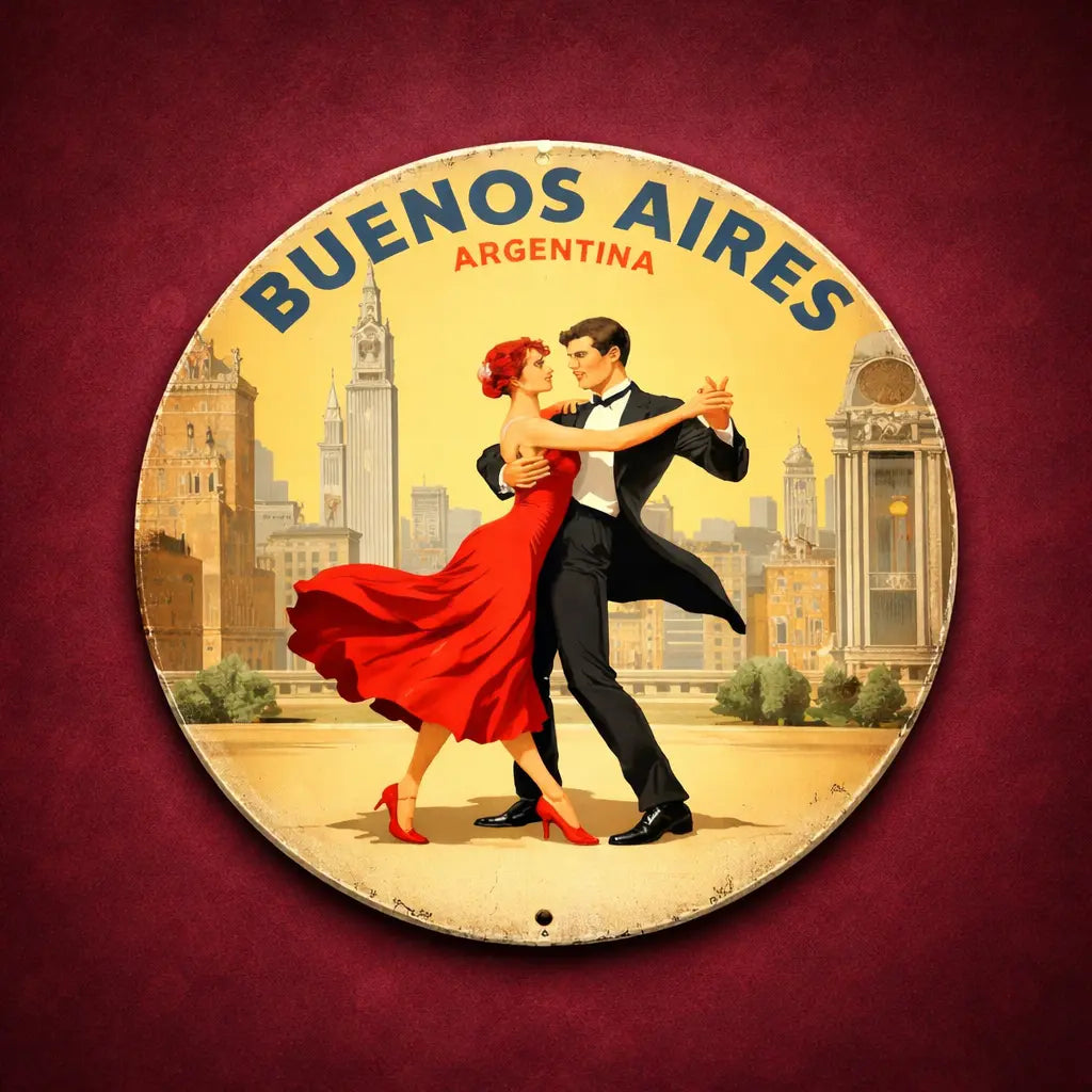 plaque tango des années 30