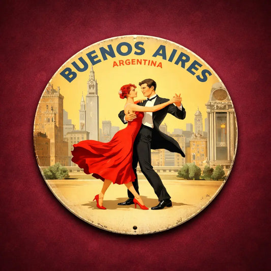 plaque tango des années 30