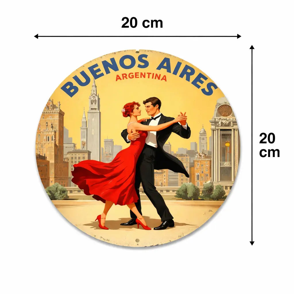 dimensions plaque tango cinéma 30