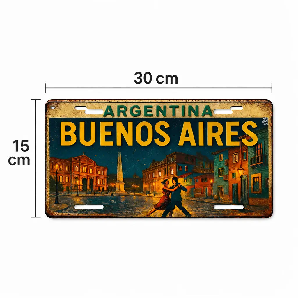 dimensions de la plaque garage tango