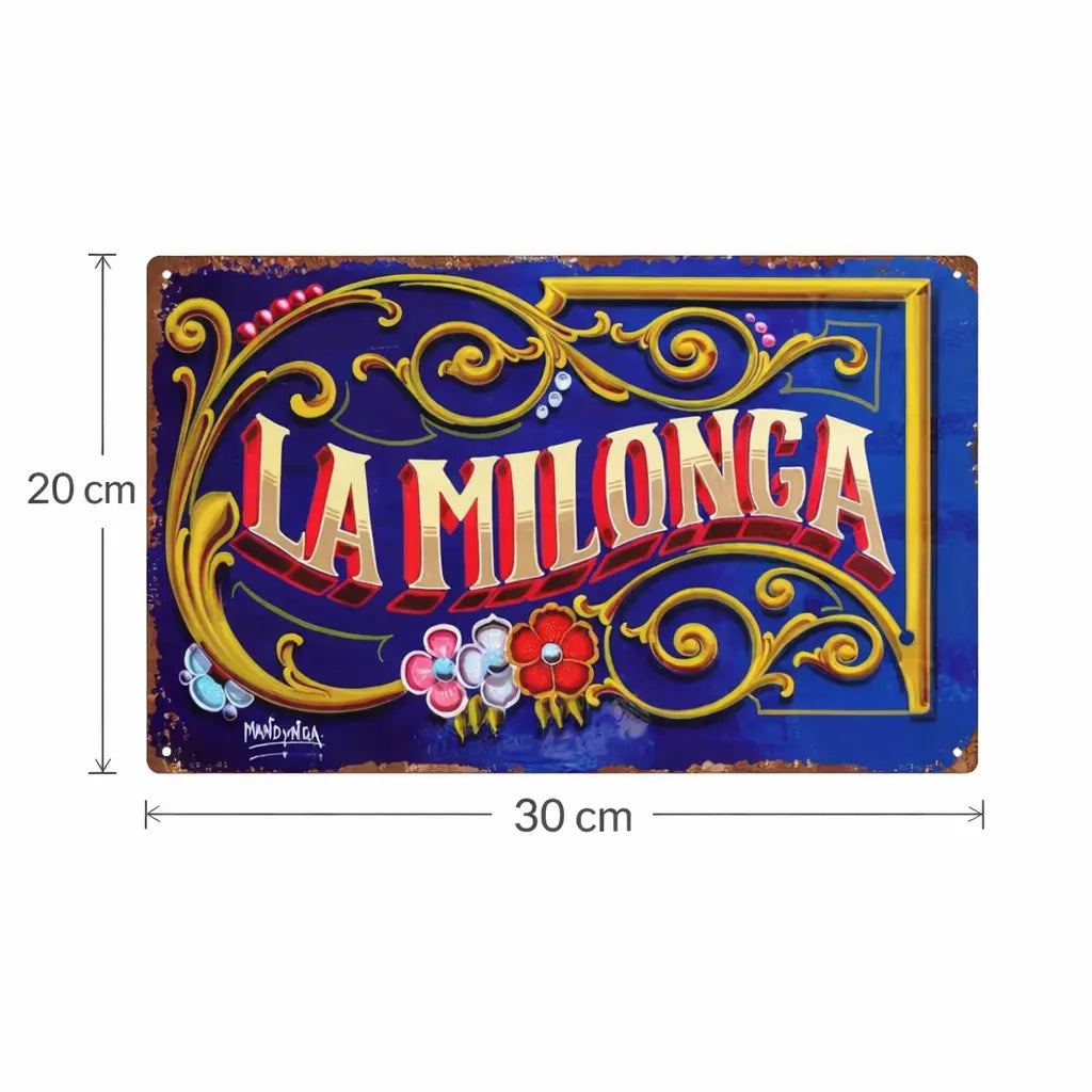 dimensions de la plaque milonga