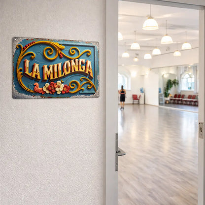 mur décoré style milonga