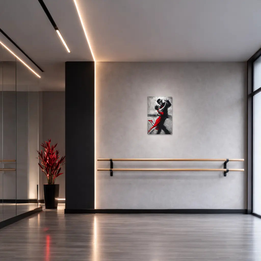 tableau tango dans salle de danse