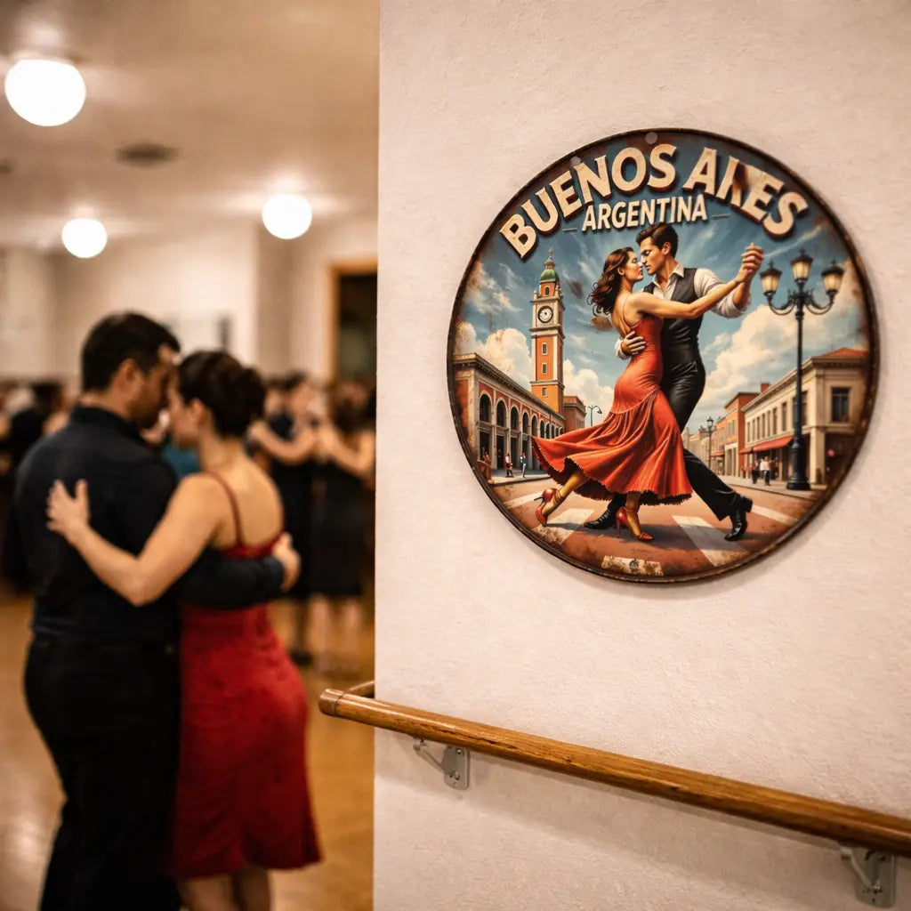 déoration style tango pour salon de danse