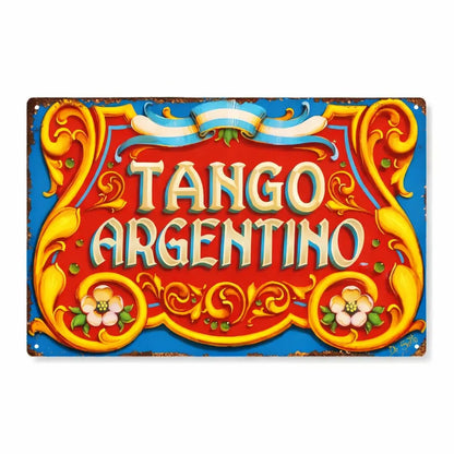 décoation retro tango argentino
