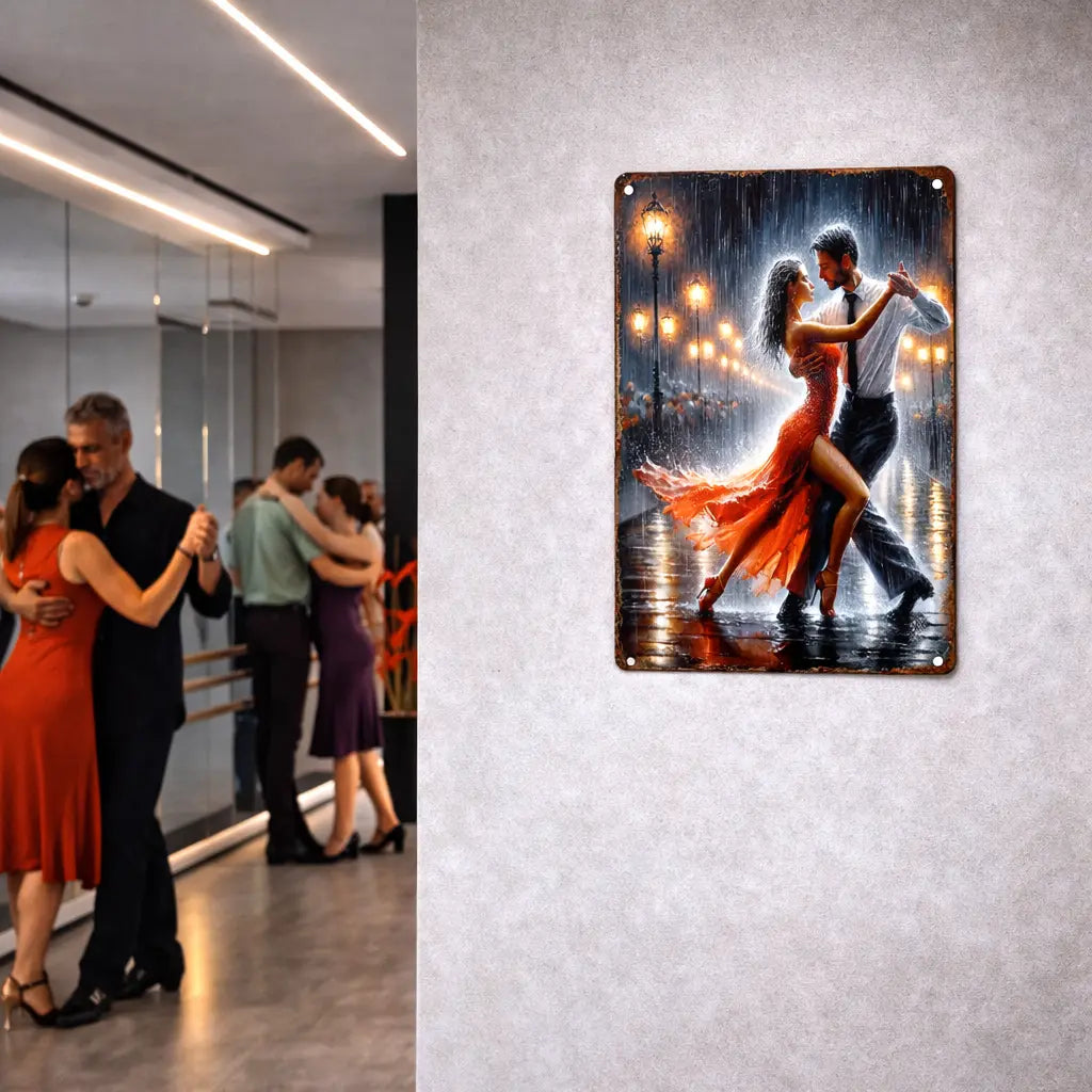 plaque murale pour salle de danse