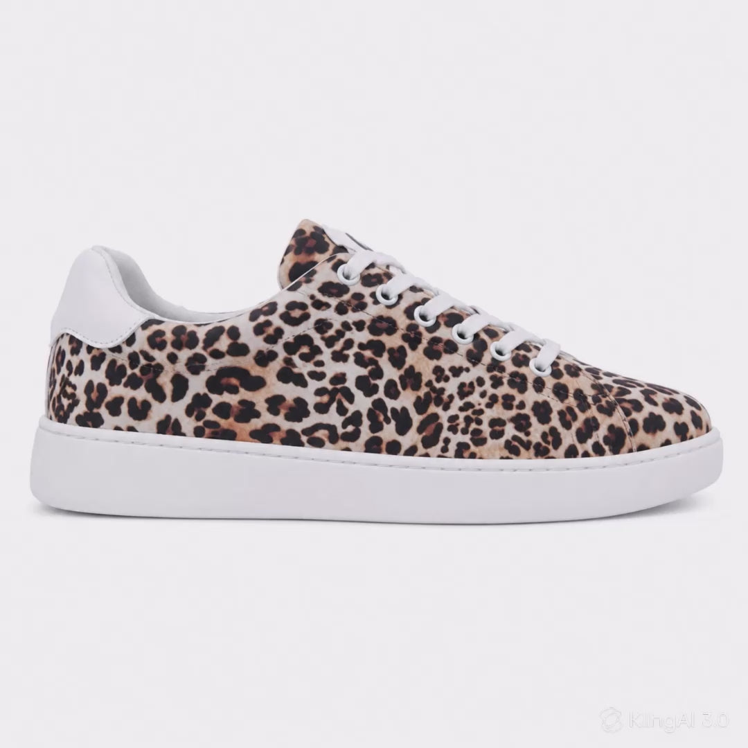 chaussures de danse groove leopard blanche