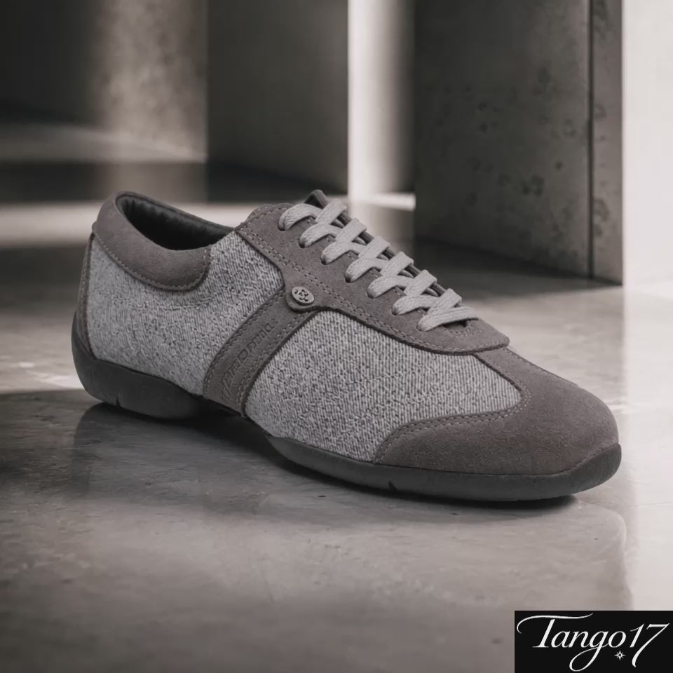 Load video: Chaussure de Tango homme Mouv gris