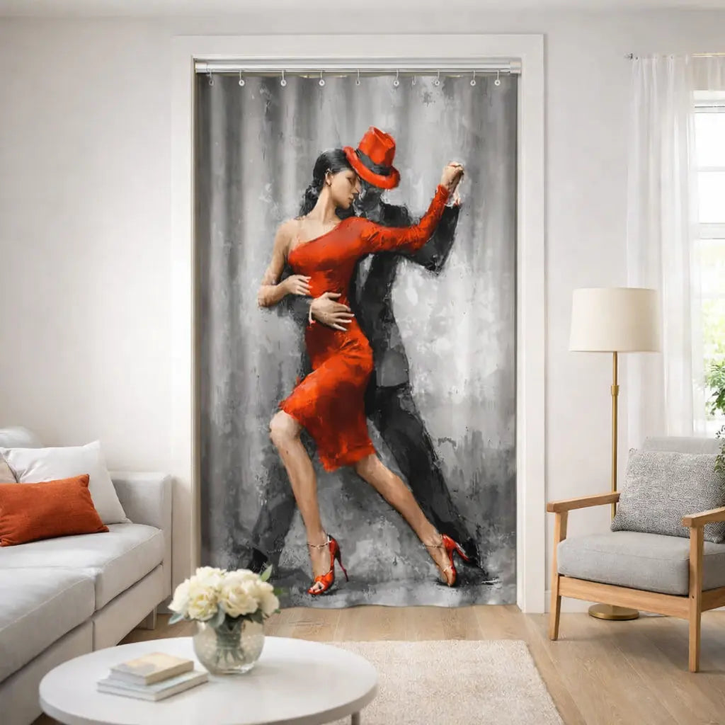 décoration rideau style tango argentin