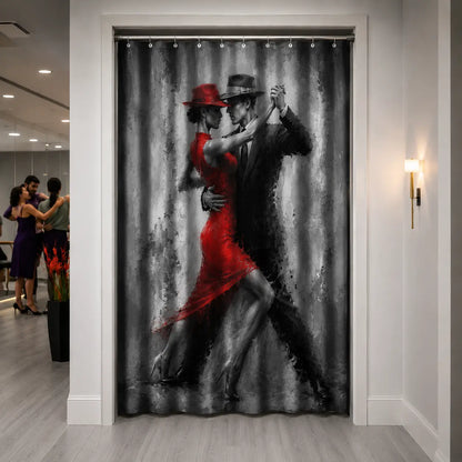 Cortina de Tango Rojo Pasión