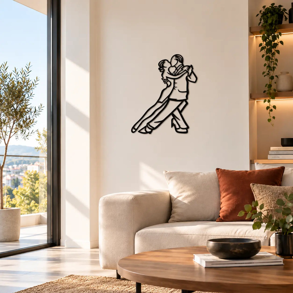 sculpture murale tango el beso dans votre salon