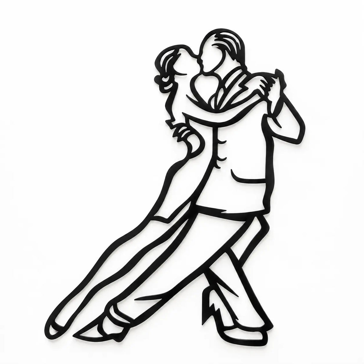 sculpture murale tango el beso