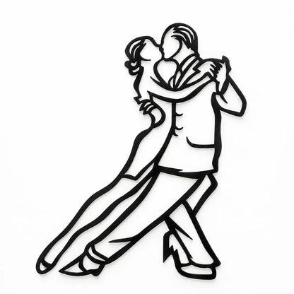 sculpture murale tango el beso