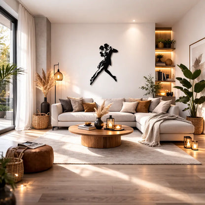 salon moderne décoré style tango