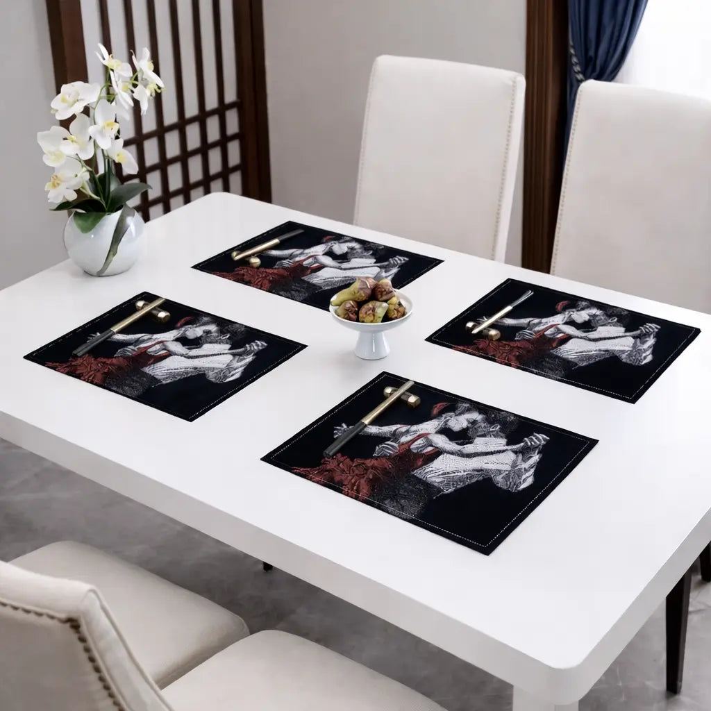 table décorée inspiration tango