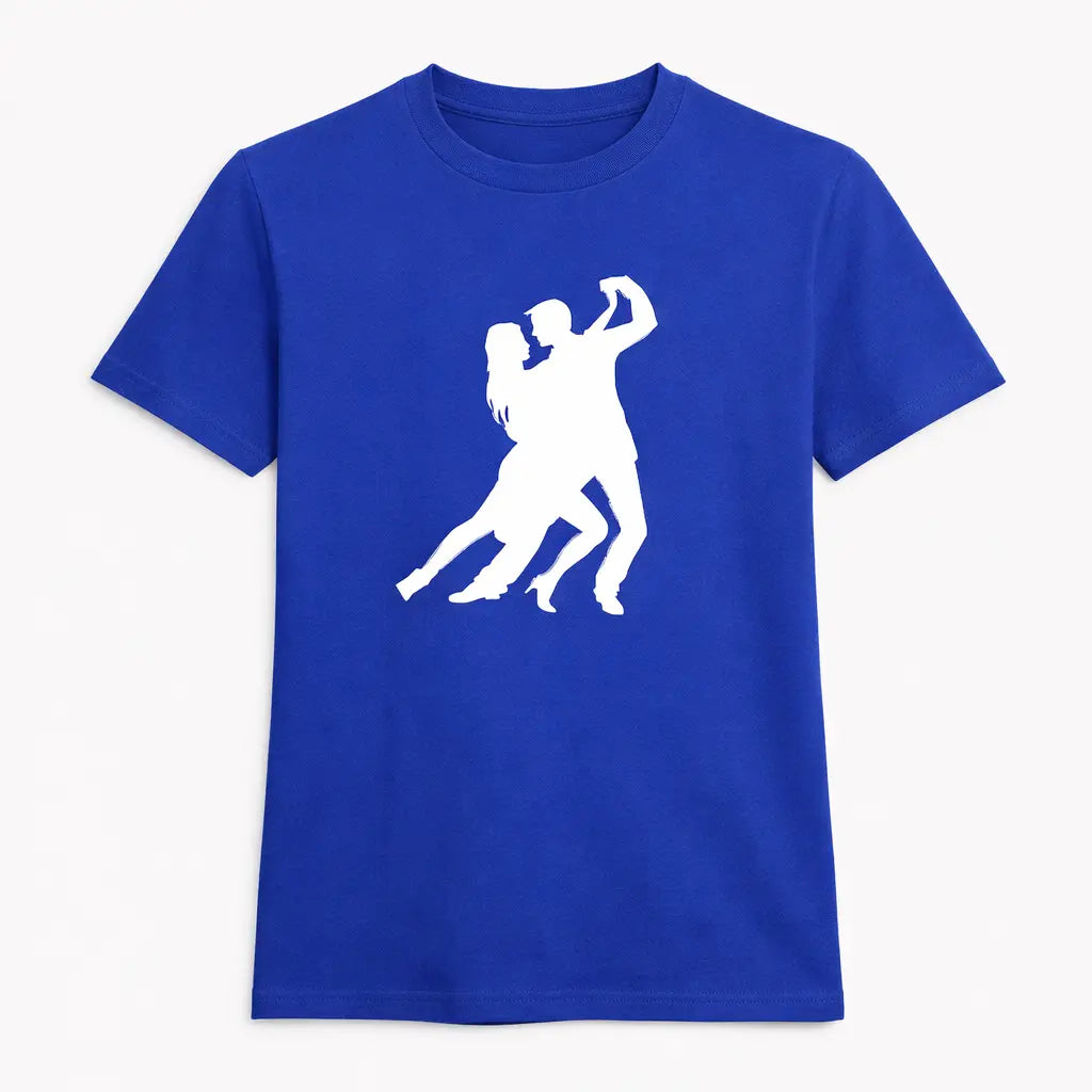 t-shirt boutique tango bleu roi