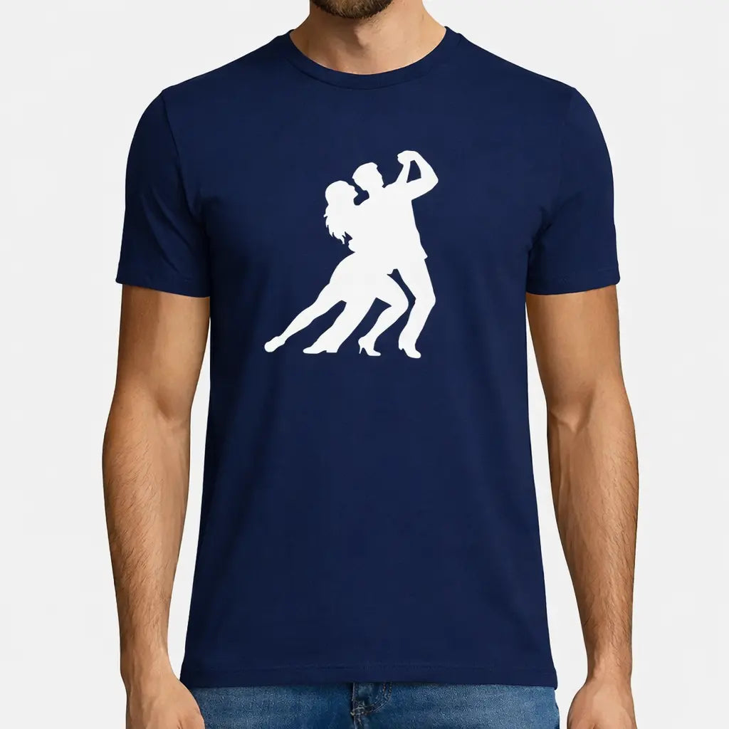 t-shirt tango danseur silhouette passion