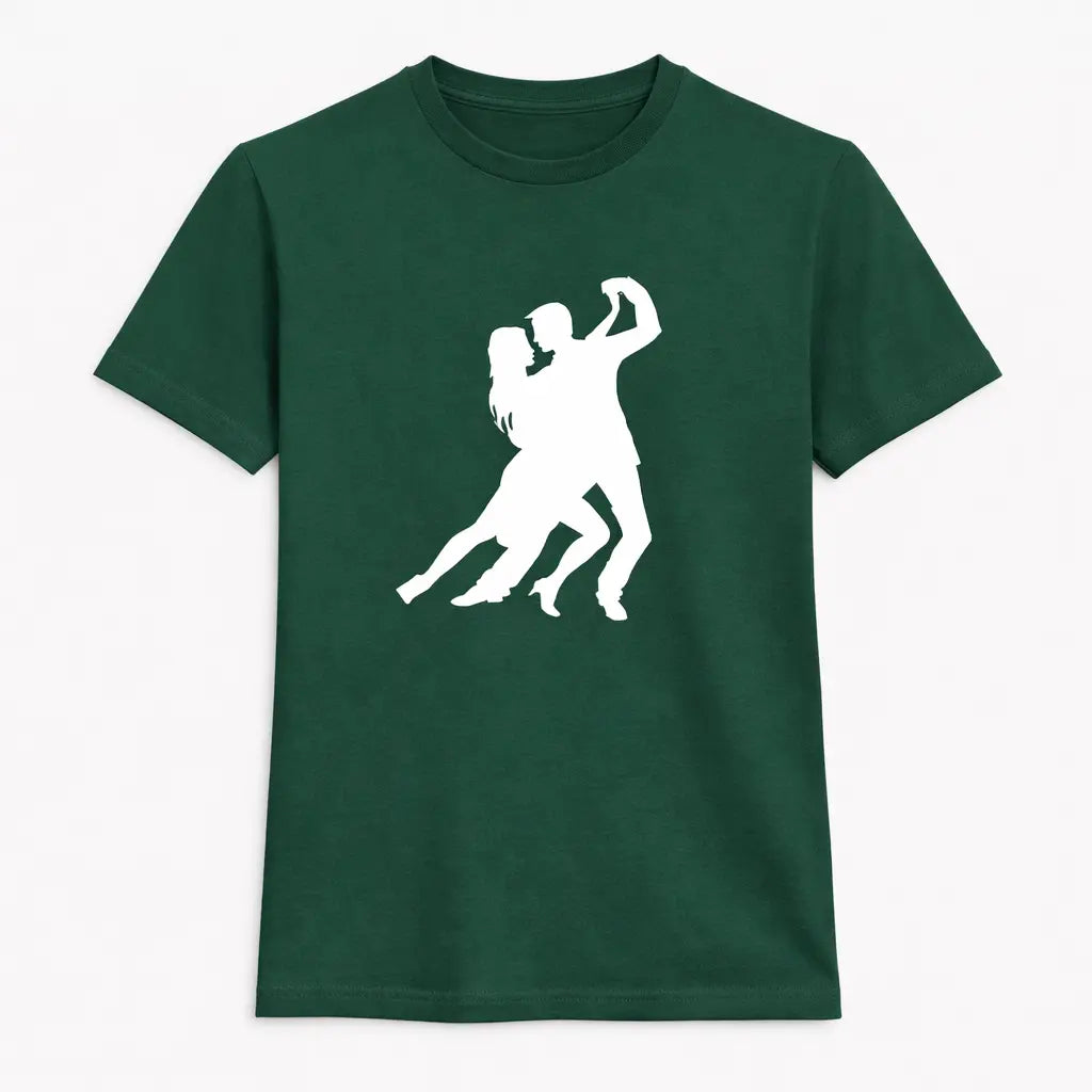 t-shirt boutique tango vert foncé