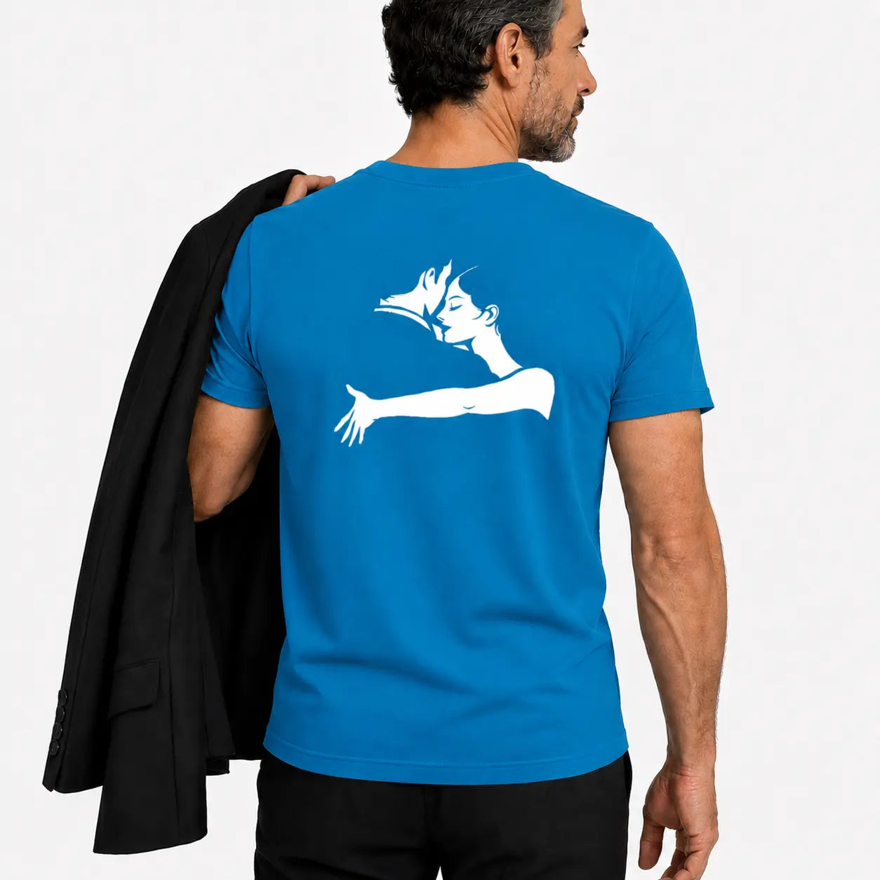 T-shirt tango homme abrazo saphir