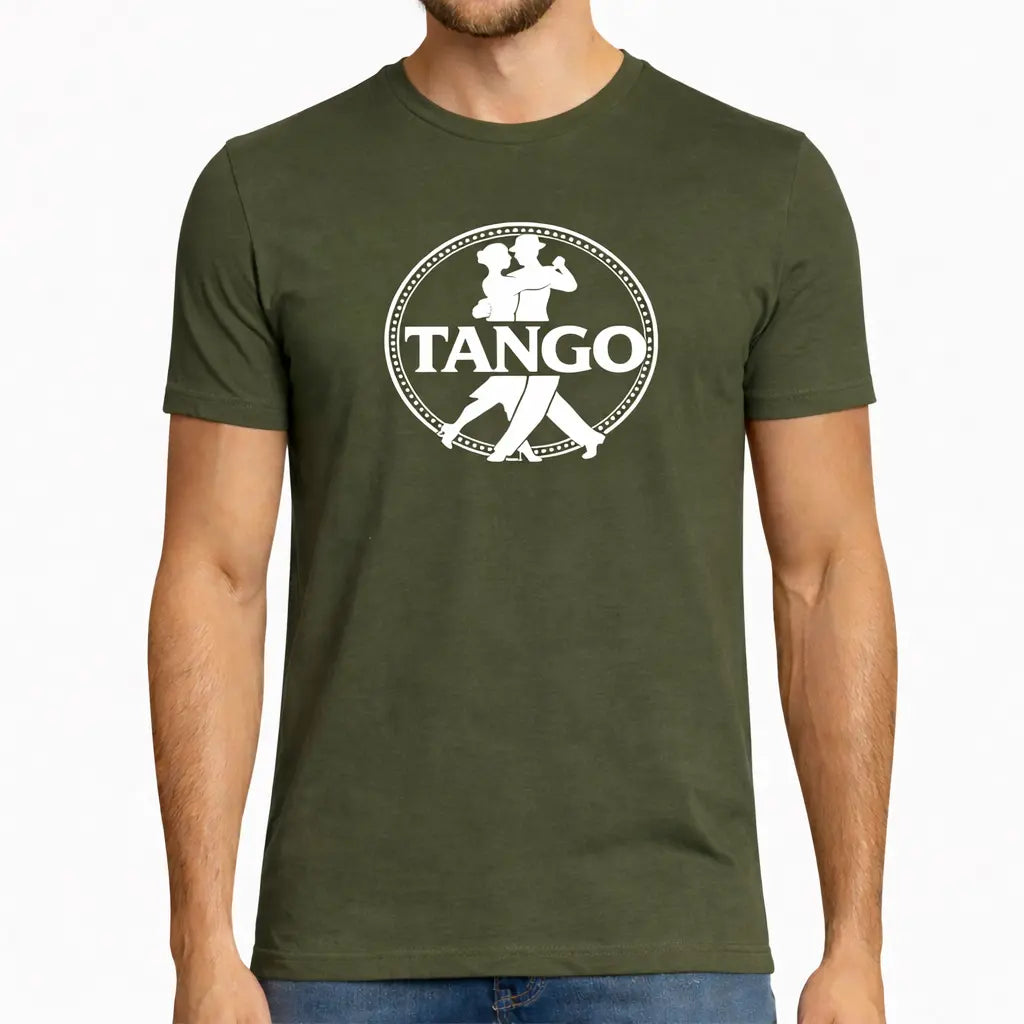 T-shirt tango homme social club vert