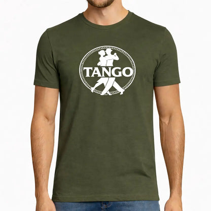 T-shirt tango homme social club vert
