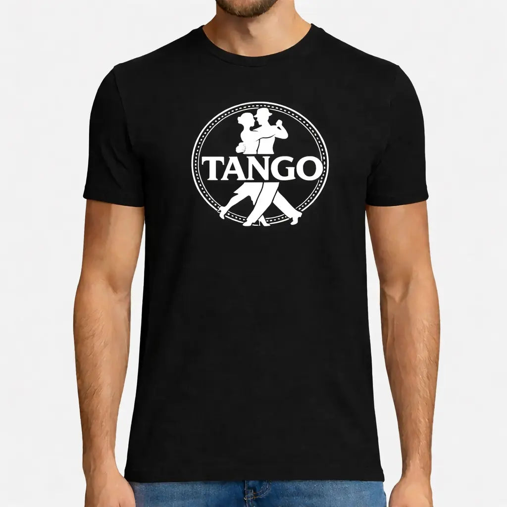 T-shirt tango homme social club noir face